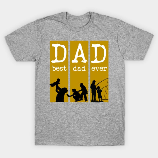 Dad son fathers day T-Shirt by VanArt